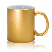 Фотокружка золотая